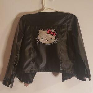 4t hello kitty poly moto jacket